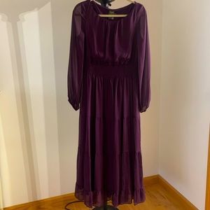 Taylor plum dress